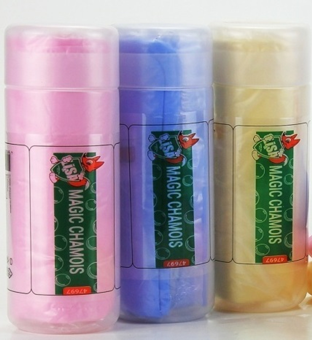 Салфетка замша в тубе  Li-Sa большая 49039 (64*43)