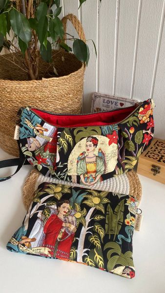 ПРЕДЗАКАЗ, ФРИДА В САДУ на черном 97 % хлопок, 3% спандекс. 5