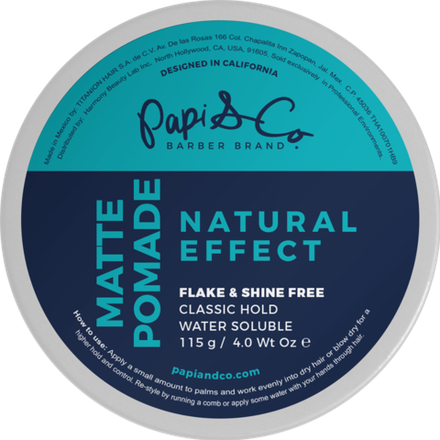 Papi & Co Matte Pomade -  Матовая помада для укладки 115 гр