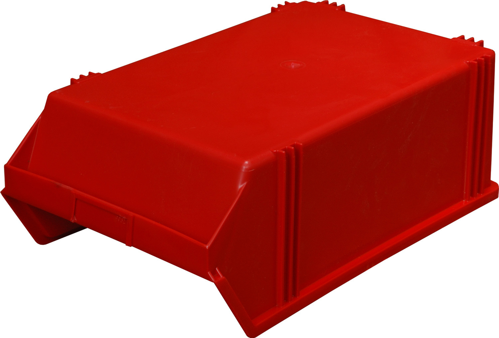 Ящик сплошной 500×310×183 мм, объем 28.37 л., арт.: 7965, красный, код: 00569
