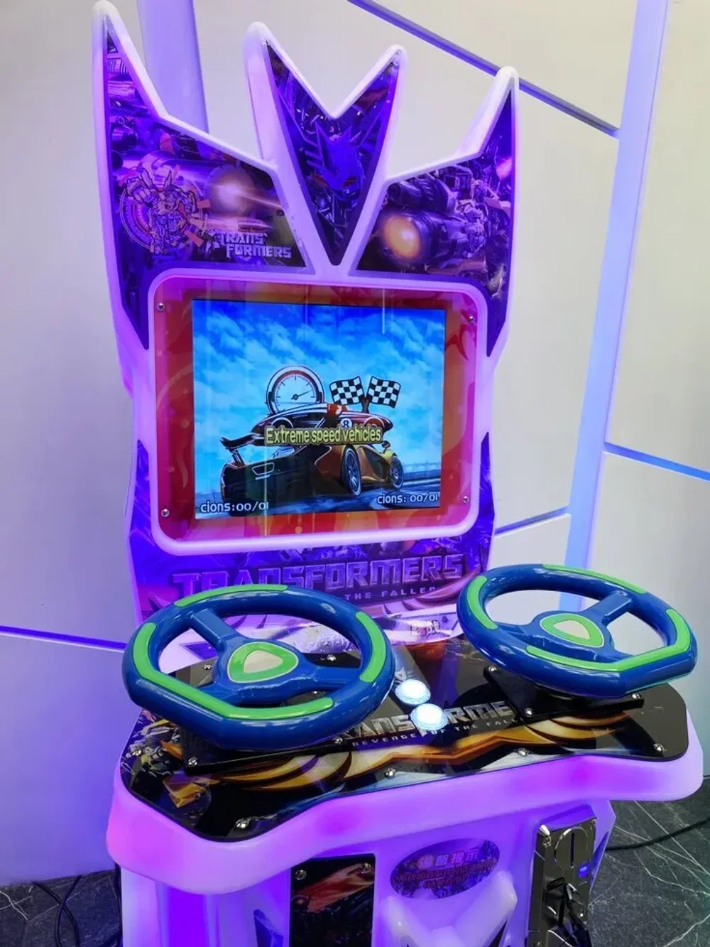 Детский автомат гонка для двоих «Transformers»