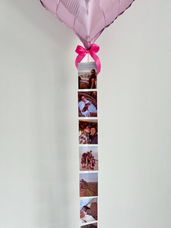 Воздушные шары фотобокс коробка с сердцем и фото №3826