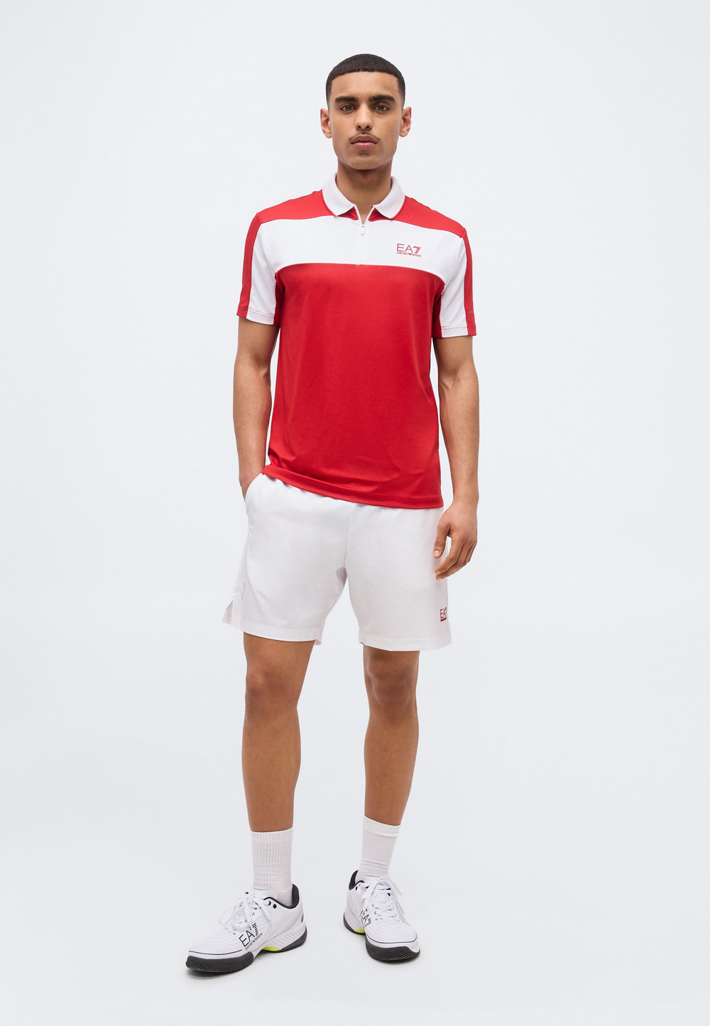 EA7 Emporio Armani TENNIS PRO - Футболка-поло - Красный