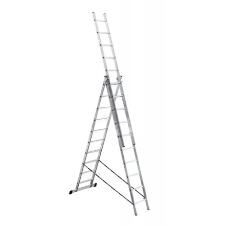 Лестница алюминиевая 3 секционная 3*10  UFUK PRO 411310