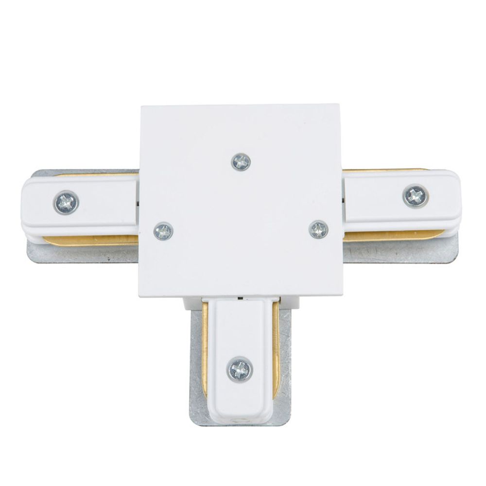 UBX-Q123 R31 WHITE 1 POLYBAG Соединитель для шинопроводов типа R, Т-образный Однофазный. Белый. ТМ Volpe