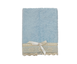 Элитное полотенце махровое Buratto голубое от Old Florence