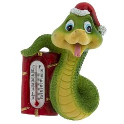 GAEM Магнит с термометром "Змея", L5 W2,5 H7 см, 6в.