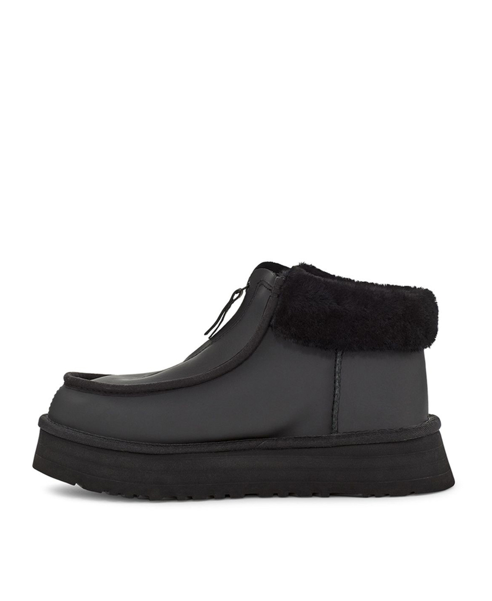 Ugg Funkette Platform Leather-Black