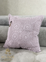 Подушка декоративная "Кружево" розовая 45x45x10см от J-LINE