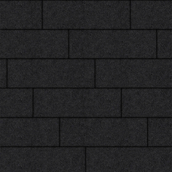 Тротуарная плитка ПРЯМОУГОЛЬНИК 750х250 мм - Стоунмикс Черный