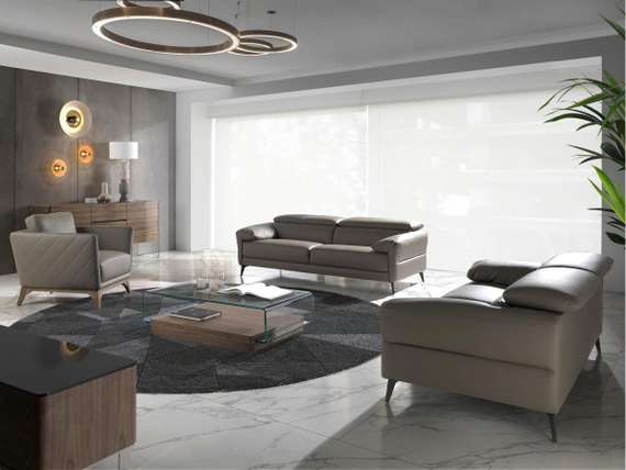 Журнальный столик Angel Cerda 2004, 120х70 см, стекло, орех