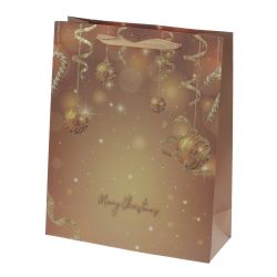 GAEM Пакет подарочный (бумага 210г/м2, блок микс 12шт), L26 W10 H32 см, 4в.