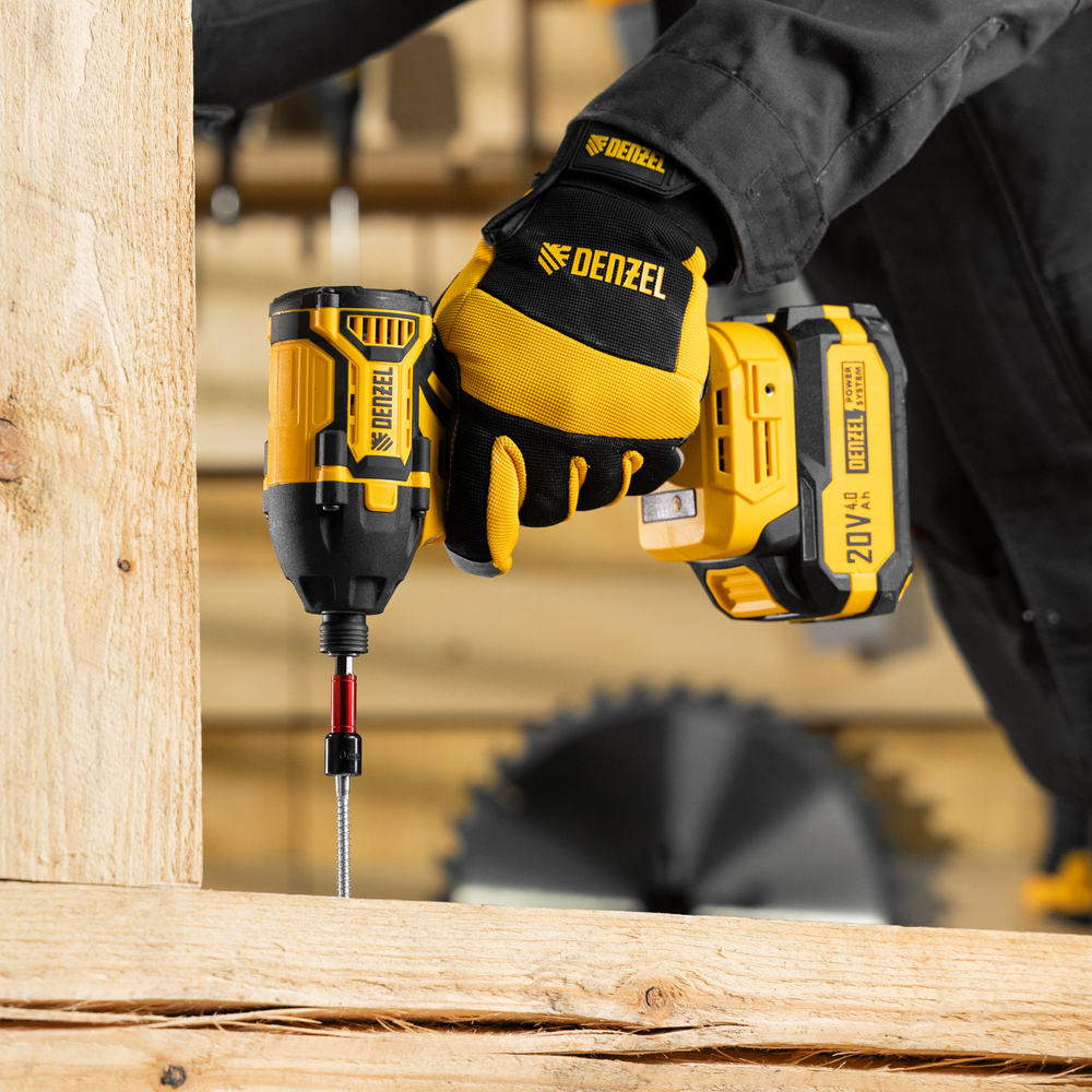 Винтоверт ударный аккумуляторный бесщет. CIDH-BL-20-270, Li-Ion, 20 В// Denzel