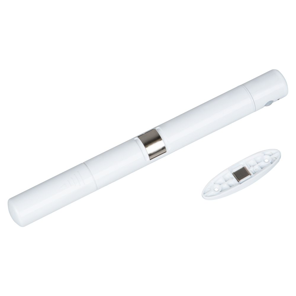 ULM-F43-0.9W-4200K SENSOR IP20 WHITE Светильник светодиодный для внутренней подсветки мебели с датчиком движения. Питание 3АА не в-к. 60Lm. Белый. ТМ Uniel