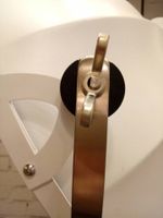 Торшер Studio white/gold