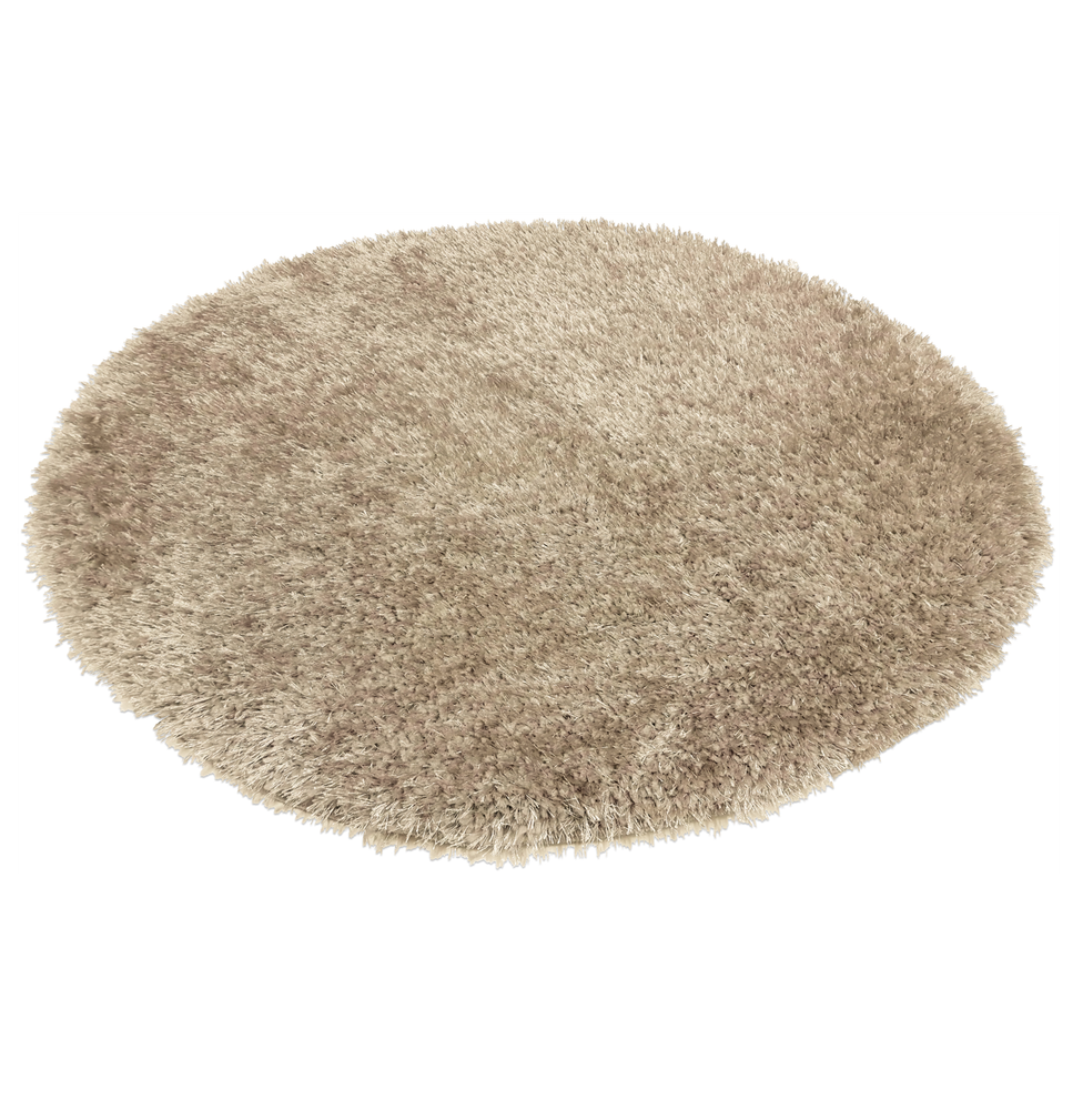 Коврик Silkeborg (d-130 cm.), цвет: бежевый, материал: полиэстер