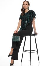 Костюм брючный нарядный с пайетками DStrend (Акция)