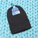 Шапка зимняя «ZIMA», бинни, цвет черный, 58р (лейбл Ultramarine)