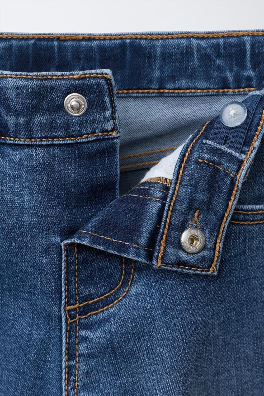 ZARA ДЖИНСЫ СКИННИ, ВЫЦВЕТШИЙ СИНИЙ