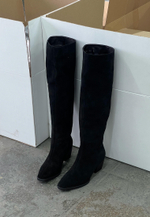 Ботфорты // Amore // Black // Suede