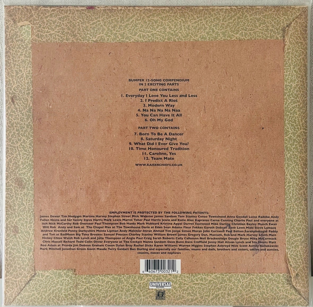 1. Kaiser Chiefs - Employment