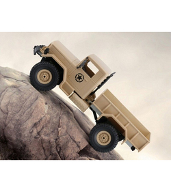 Радиоуправляемая машина WPL B-14R военный грузовик (песочный) 1/16 2.4G RTR