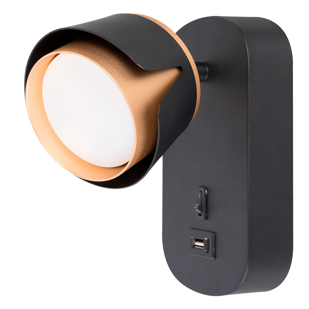 Настенный светильник Arte Lamp AMAKS A8026AP-1BK