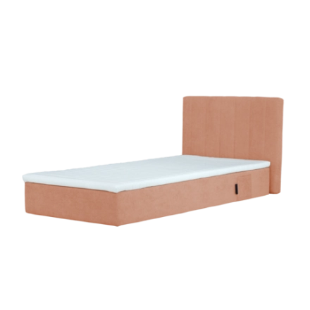 Бескаркасная кровать с матрасом BuySunny (велюр)