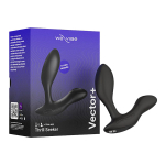 Черный анальный вибратор 10,9см We-Vibe Vector+ SNVC2SG9