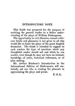 Shakespeare explained; a reader's guide | Forrest Sumner Lunt