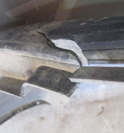 Юбка заднего бампера Kia Sorento 2 (XM) 12-21 Б/У Оригинал 866122P500