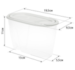 Емкость для сыпучих продуктов 0,9л. М1220