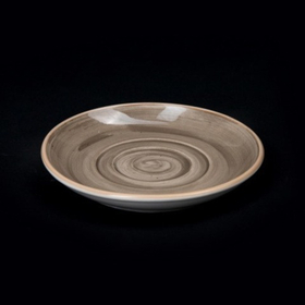 Блюдце 150 мм серо-коричневое «Corone Natura»