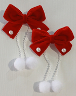 Бант 0050-25-2 Красный