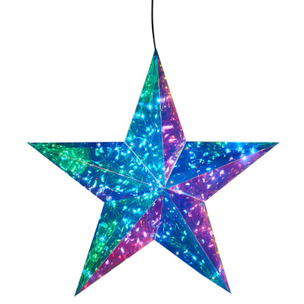 ULD-R505 3АА STAR Светильник декоративный Звезда. на батарейках 3AA не в-к. 100 светодиодов Белый свет. Цвет корпуса радужный. TM Uniel