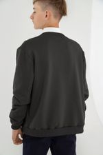 Джемпер для мальчика Бомбер-2 Виотекс ТЁМНО-СЕРЫЙ