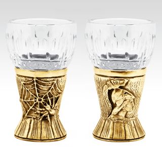 Лафитник авторский "Сеть УСПЕХА" (хрусталь)