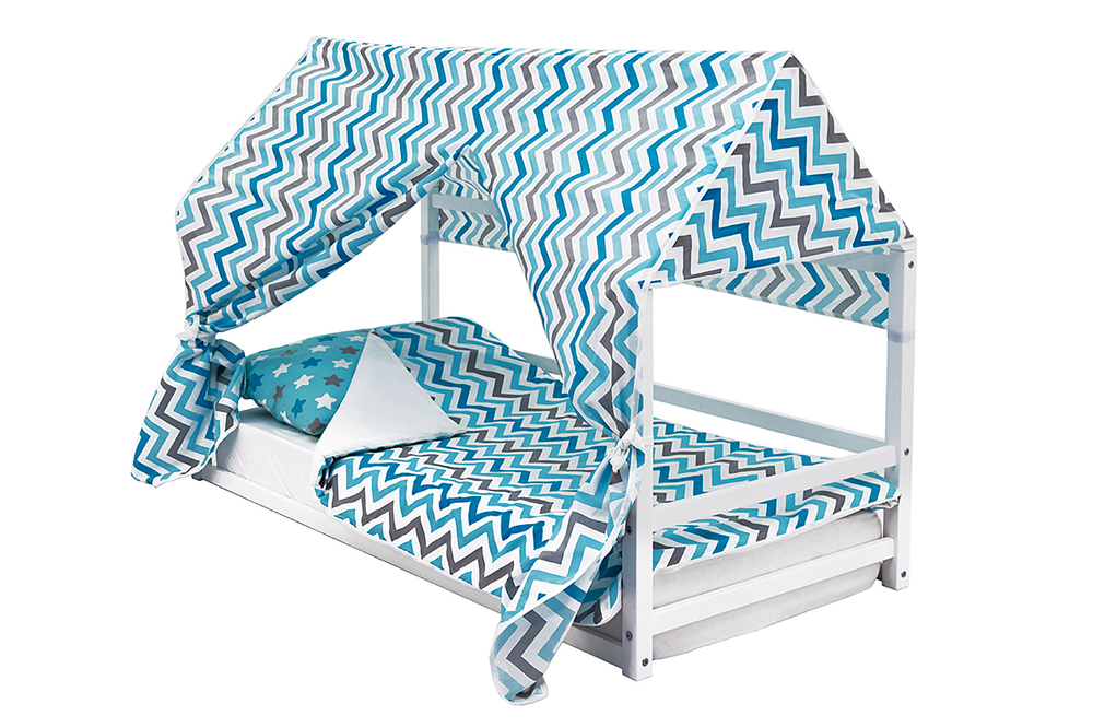 Детская кровать-домик Монтессори Бельмарко Svogen белый