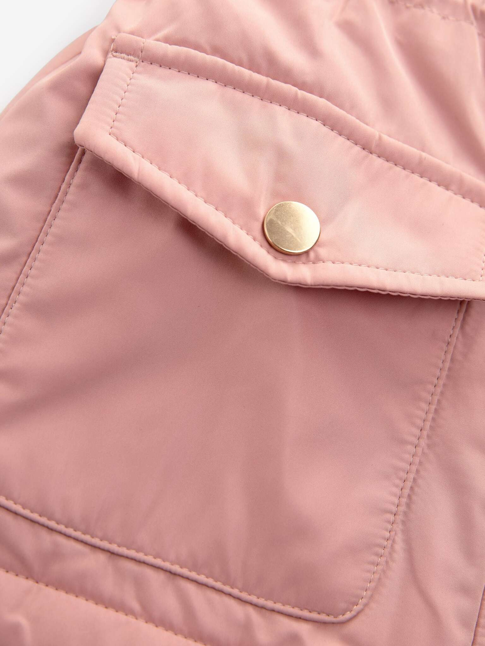 Куртка утепленная с капюшоном для девочки Next Q81-815, Розовый