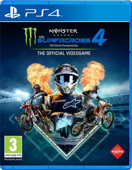 Monster Energy Supercross - The Official Videogame 4 [PS4, английская версия]