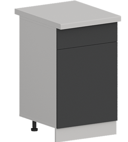 Кухня Модуль ШН1Я 500 Вотан / Графит Софт