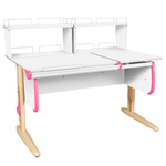 Растущая парта Дэми СУТ 25 с задними полками СУТ.15.240 (1200×880 мм)