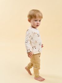 Брюки со спущенным шагом "Песок" из кашкорсе 0+