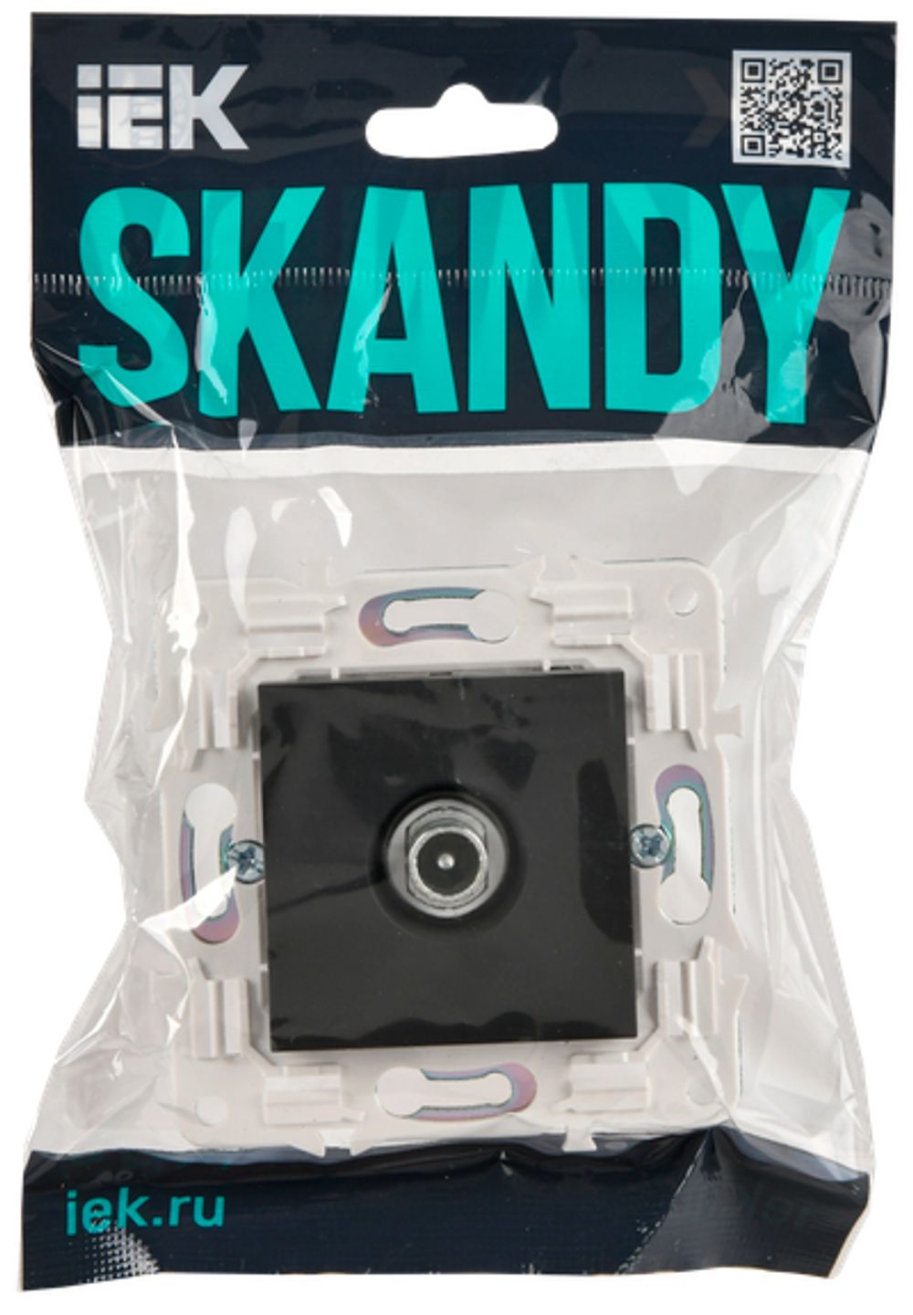 SKANDY Розетка TV проходная SK-A17T титан IEK