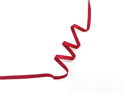 Резинка для укрепления, 7мм, темно-алая роза, (арт: RUT/7-1847), Турция, м