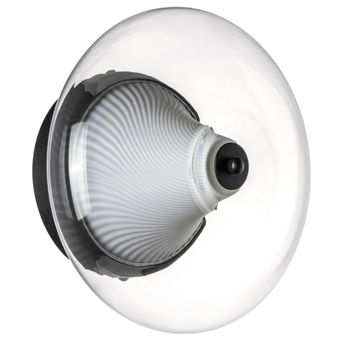 612017 Люстра PALERMO 8W LED 350LM G ЧЕРНЫЙ/ПРОЗРАЧНЫЙ 3000K