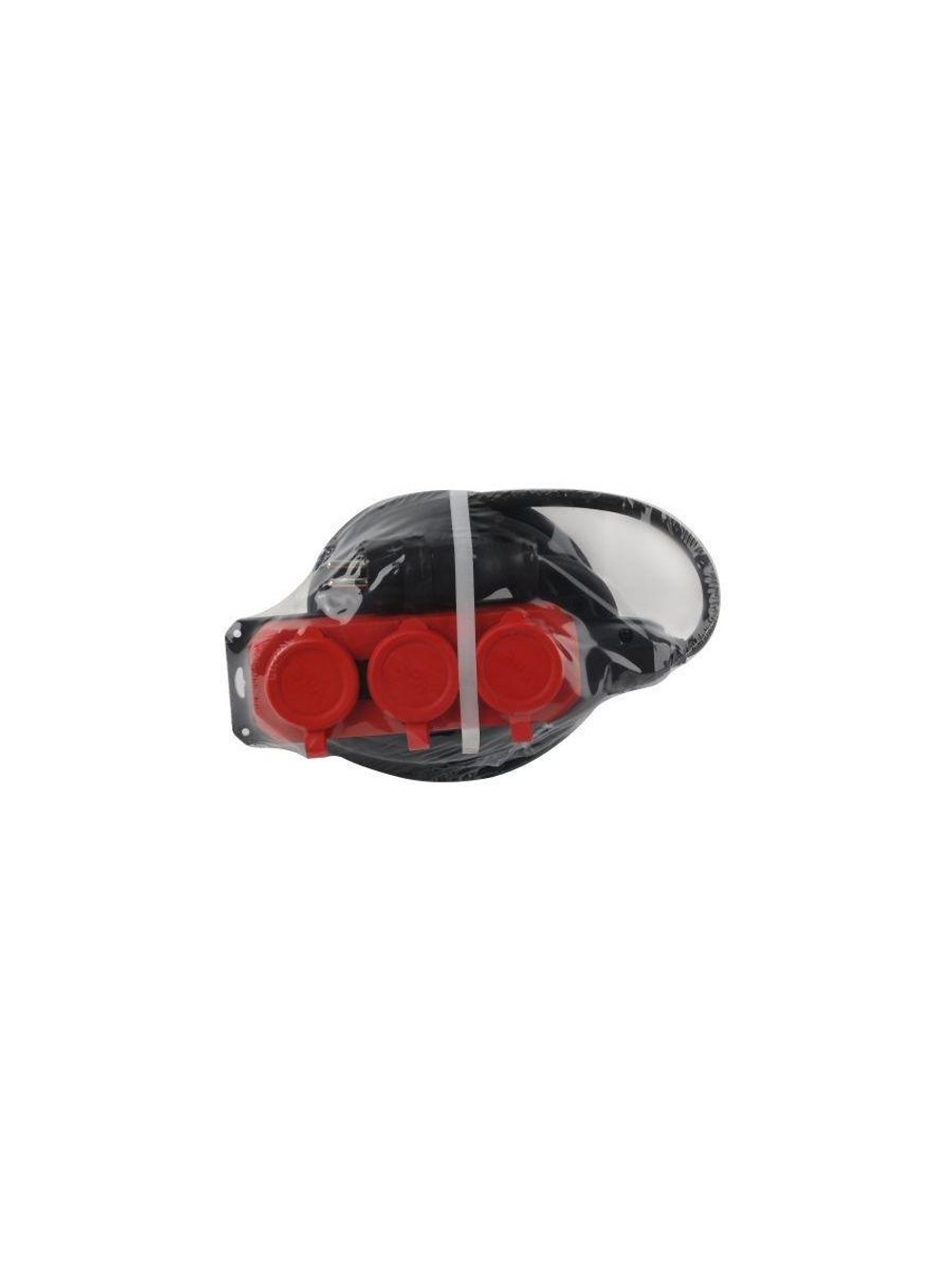Удлинитель 3х5м с заземл. IP44 КГ 3х1.5 каучук UK-3e-3x1.5-5m-IP44(KG) Эра Б0057579