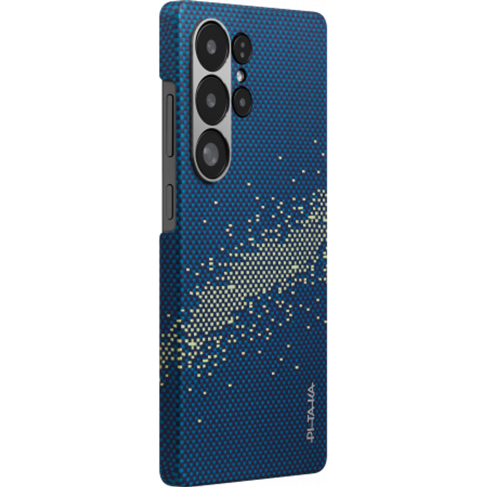 Чехол Pitaka StarPeak Tactile Woven для Samsung Galaxy S25 Ultra, Milky Way Galaxy
