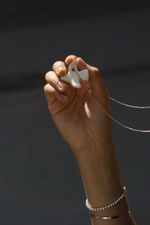 Подвес Птица на шнурке, керамика