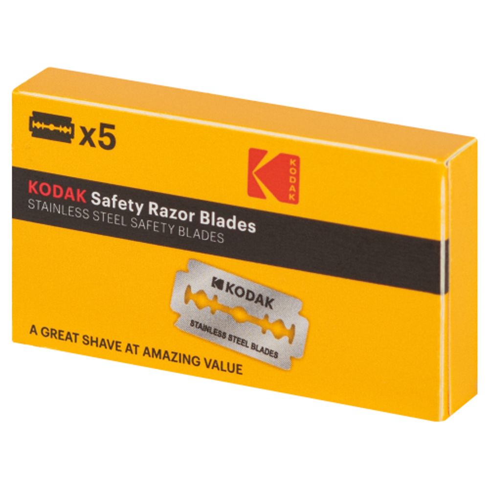 Сменные кассеты для бритья Kodak Double edge blade двухсторонние классические лезвия для Т-образных станков | Kodak